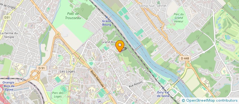 localisation de l'entreprise EVENTLOOP STUDIO  EVRY-COURCOURONNES