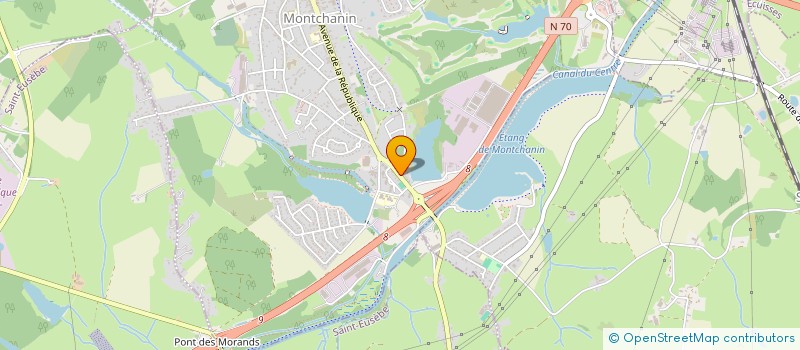 localisation de l'entreprise EVENTO  MONTCHANIN