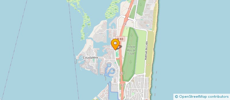 localisation de l'entreprise EVENTO BELLA  LE BARCARES