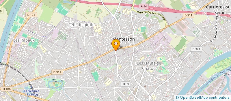 localisation de l'entreprise EVENTORY à MONTESSON