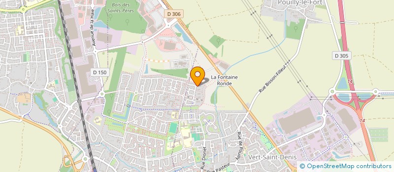 localisation de l'entreprise EVENTOS MF à VERT-SAINT-DENIS