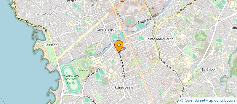 localisation de l'entreprise EVENTOUR à MARSEILLE