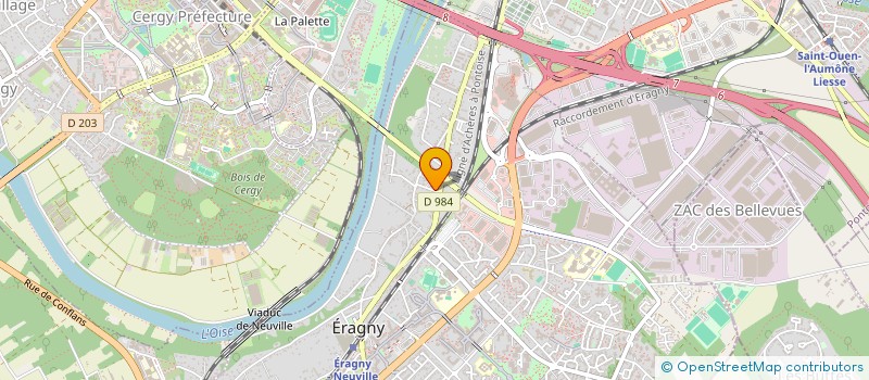 localisation de l'entreprise EVENTS à ERAGNY
