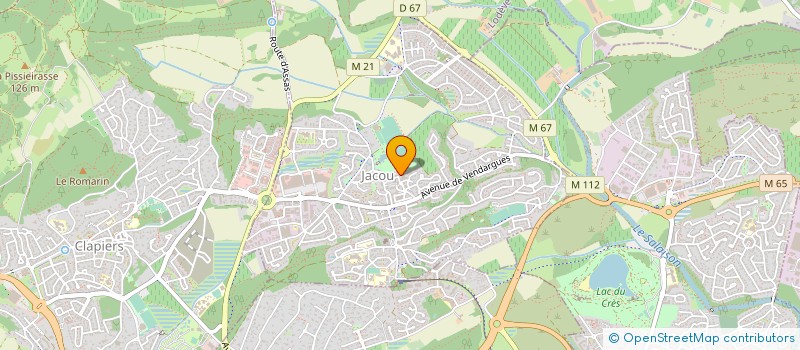 localisation de l'entreprise EVENTS  JACOU