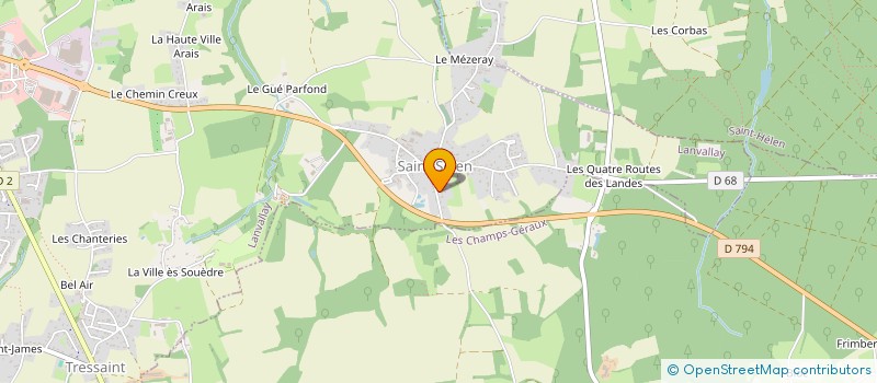 localisation de l'entreprise EVENTS BY MORALES  LANVALLAY