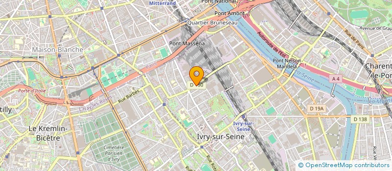 localisation de l'entreprise EVENTS BY R à IVRY-SUR-SEINE