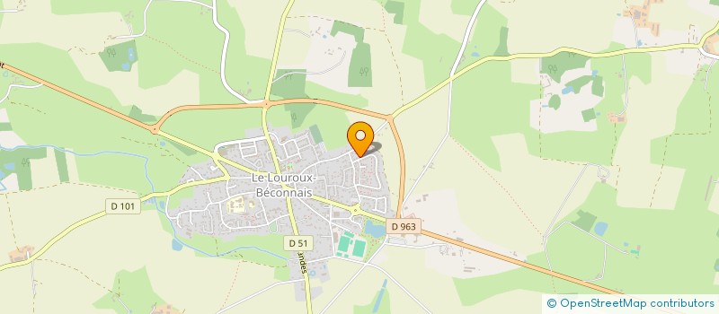 localisation de l'entreprise EVENTS.CAR.49  VAL D'ERDRE-AUXENCE