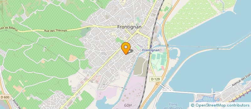 localisation de l'entreprise EVENTS DECOUVERTES à FRONTIGNAN