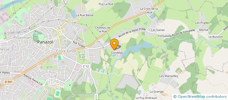 localisation de l'entreprise EVENTS DIFFUSION à PANAZOL