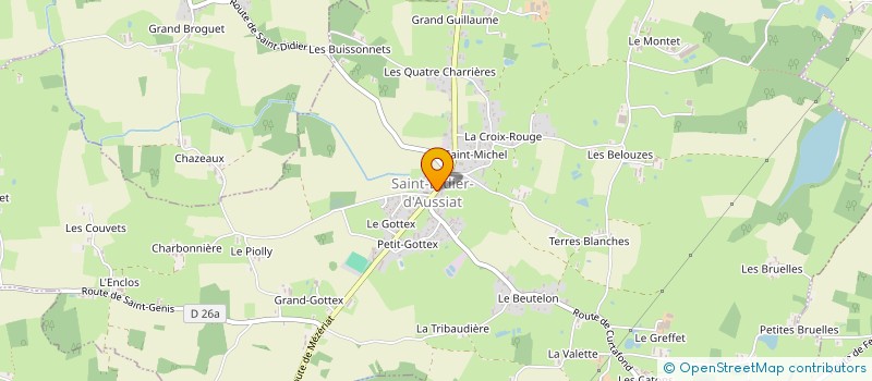 localisation de l'entreprise EVENTS FACTORY  SAINT-DIDIER-D'AUSSIAT