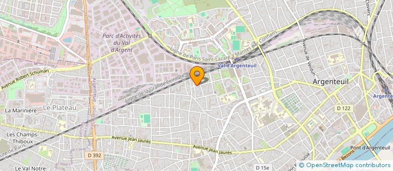 localisation de l'entreprise EVENTS FACTORY  ARGENTEUIL