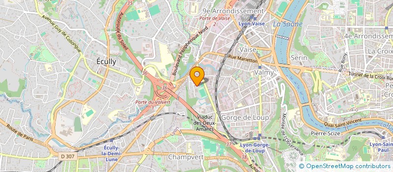 localisation de l'entreprise EVENTS-GATE  LYON 9EME