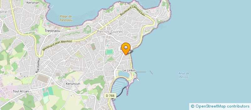 localisation de l'entreprise EVENTS & PATRIMOINE  PERROS-GUIREC