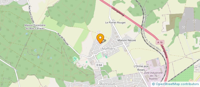 localisation de l'entreprise EVENTS SOLUTIONS FRANCE  MAFFLIERS