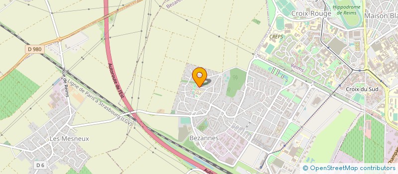 localisation de l'entreprise EVENTS & SONORISATION  BEZANNES