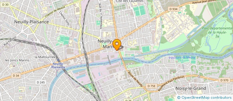 localisation de l'entreprise EVENTS SOURCING CONSULTING à NEUILLY-SUR-MARNE