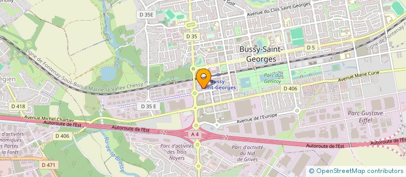 localisation de l'entreprise EVENTS TRAVELS  BUSSY-SAINT-GEORGES