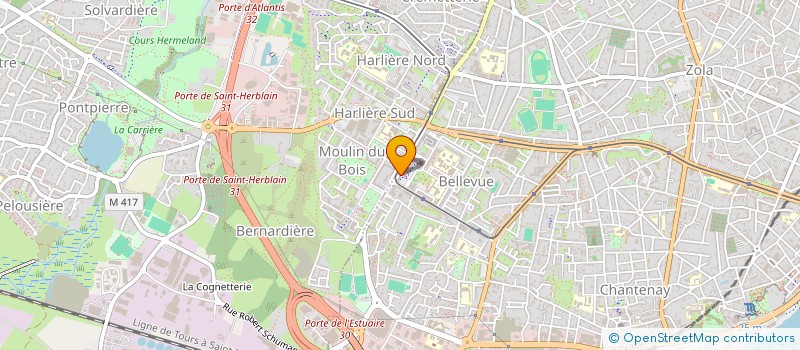 localisation de l'entreprise EVENTS44 à NANTES