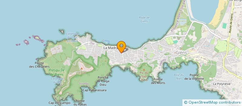 localisation de l'entreprise EVENTS4LIFE à HYERES