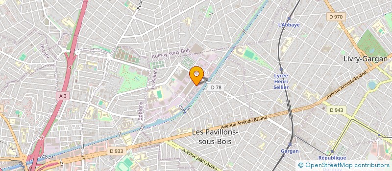 localisation de l'entreprise EVENTSTARS  LES LILAS