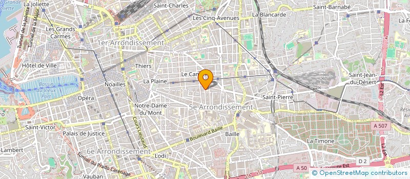 localisation de l'entreprise EVENTUELLEMENT VOTRE à MARSEILLE
