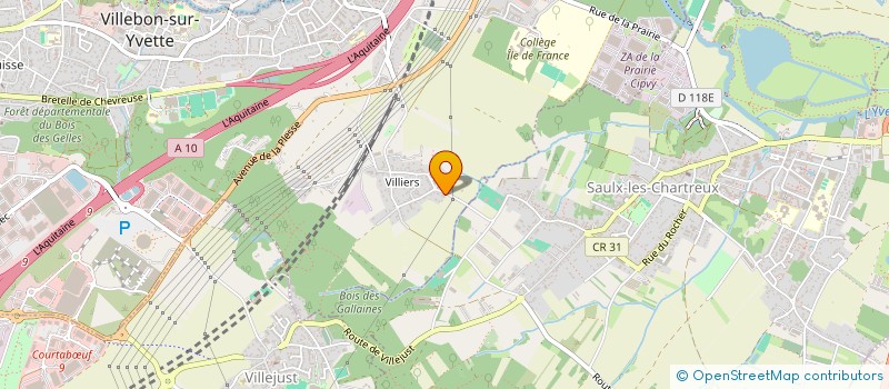 localisation de l'entreprise EVENTURE  VILLEBON-SUR-YVETTE