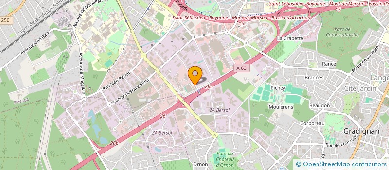 localisation de l'entreprise EVENTYR GAME à PESSAC