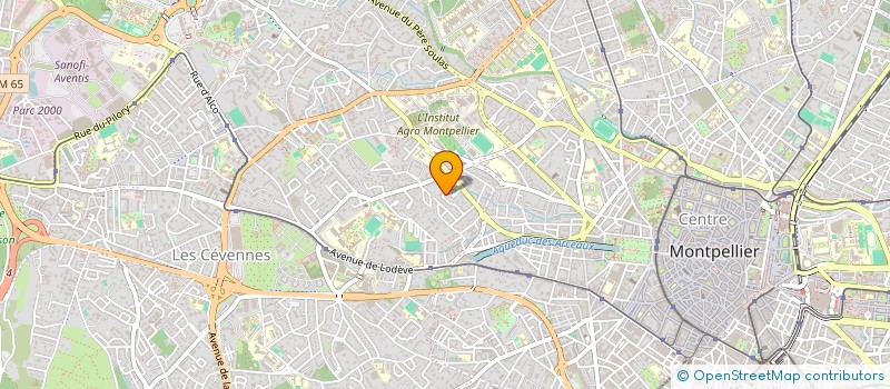 localisation de l'entreprise EVEOL à MONTPELLIER