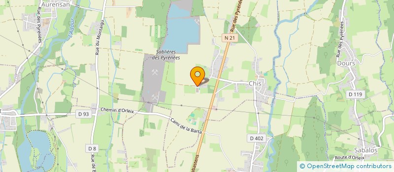 localisation de l'entreprise EVEPRO PLUS  CHIS