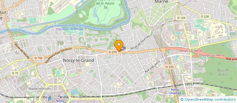 localisation de l'entreprise EVER à NOISY-LE-GRAND