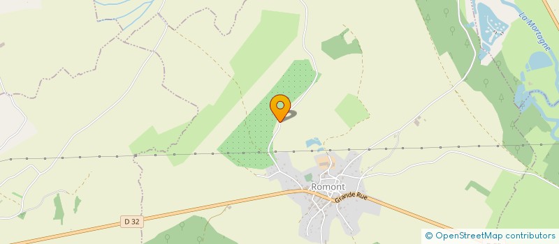 localisation de l'entreprise EVER BLUE  ROMONT