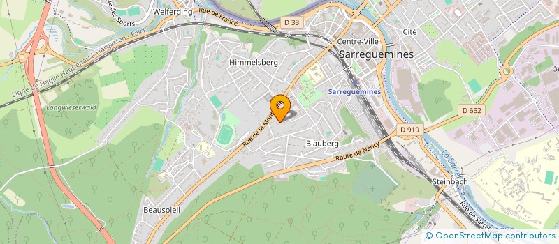 localisation de l'entreprise EVER EST EXPERTISE  SARREGUEMINES