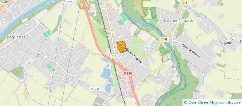 localisation de l'entreprise EVER LINE DIFFUSION  PINSAGUEL