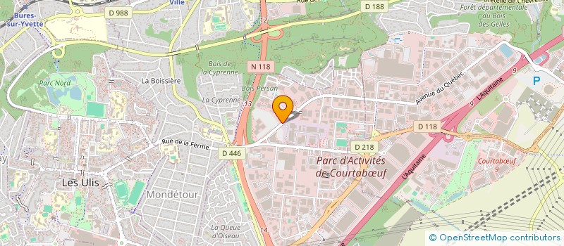 localisation de l'entreprise EVER MEDIA à LES ULIS