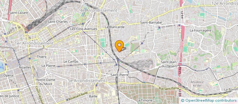 localisation de l'entreprise EVER PLANET  MARSEILLE 4E ARRONDISSEMENT