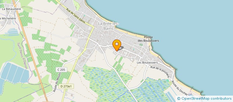 localisation de l'entreprise EVER SCI  LA BREE-LES-BAINS