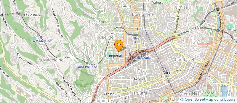 localisation de l'entreprise EVERA HOLDING  NICE