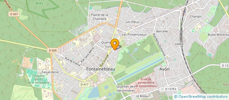 localisation de l'entreprise EVERACT à FONTAINEBLEAU