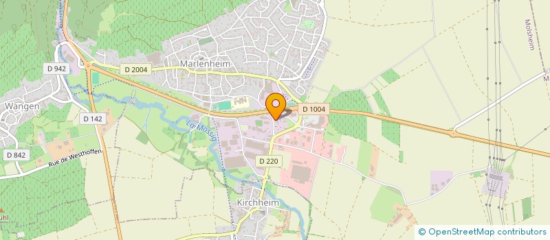 localisation de l'entreprise EVERAD ADHESIVES à MARLENHEIM