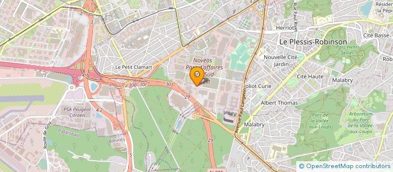 localisation de l'entreprise EVERAXIS AEROSPACE & DEFENCE à LE PLESSIS-ROBINSON