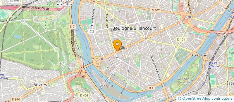 localisation de l'entreprise EVERBEE à BOULOGNE-BILLANCOURT
