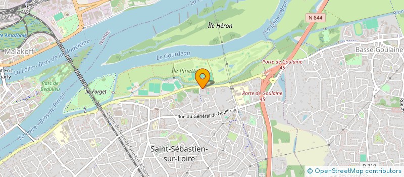 localisation de l'entreprise EVERBLUE  SAINT-SEBASTIEN-SUR-LOIRE