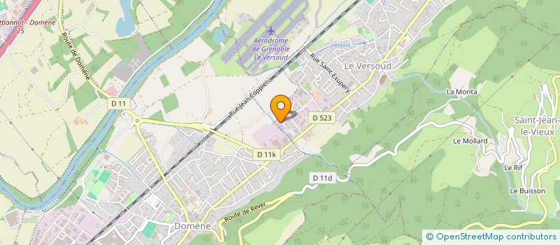 localisation de l'entreprise EVERCLEANHAND à LE VERSOUD
