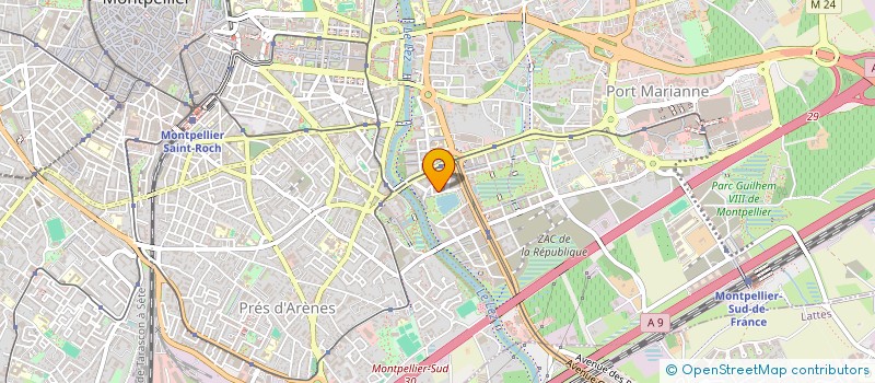 localisation de l'entreprise EVERDICT à MONTPELLIER