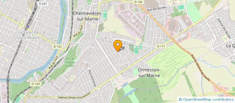 localisation de l'entreprise EVEREAST  ORMESSON-SUR-MARNE