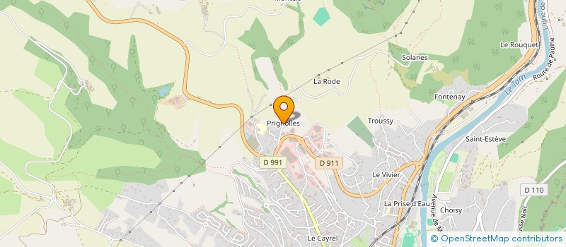 localisation de l'entreprise EVEREST  MILLAU