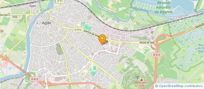 localisation de l'entreprise EVEREST  AGDE