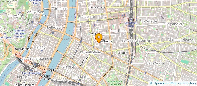 localisation de l'entreprise EVEREST à LYON