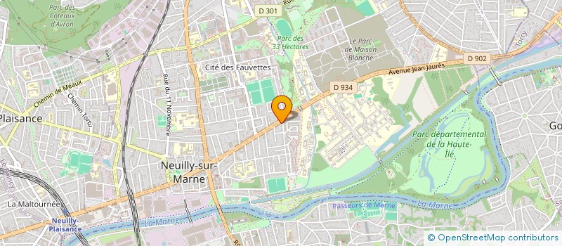 localisation de l'entreprise EVEREST à NEUILLY-SUR-MARNE