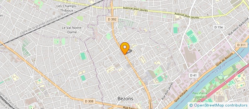 localisation de l'entreprise EVEREST  BEZONS